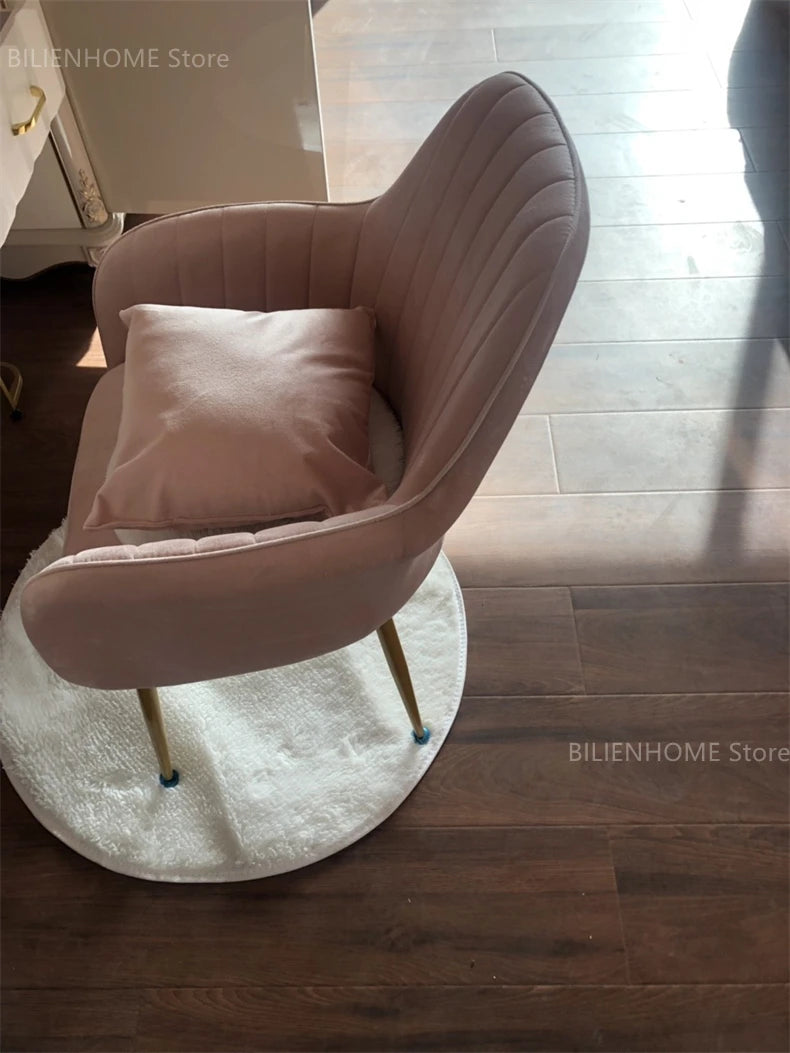 Modern Living Room Dining Chairs Home Furniture Bedroom Dormitory Back Chair Nordic Restaurant Kitchen Cafe Leisure Chair
