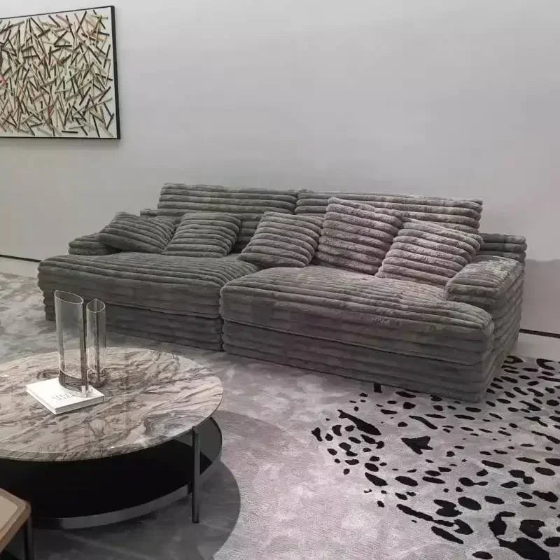 #e forDesign Filler Living Room Sofas European Beige Luxury Floor Compressed Sofas Puffs Recliner Modern Divani Soggiorno Furnit