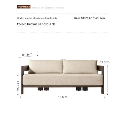 Courtyard Sofa, Outdoor Relaxation, Outdoor Lounge Chair, Villa Garden Table, High-end Furniture Set, Garden Furniture