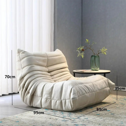 Caterpillar Lazy Sofa Chair Sleepable or Lying Bedroom Single Internet Celebrity Balcony Living Room Leisure Chair