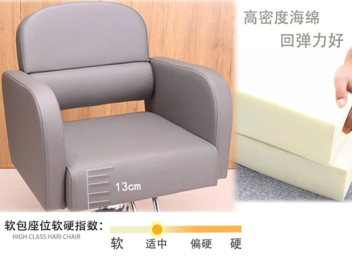 Hair Salon Barber Chair Shampoo Hairdresser Luxury Barber Chair Professional Muebles Para Salon De Belleza Commercial Furniture