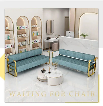 Cullinan Series Office Lobby Reception SofaHigh Resilience SpongeMetal FrameModern Ergonomic Design Multiple Colors
