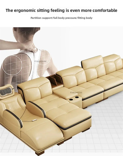 European Luxury Living Room Sofas Home Leisure Sofa Bed Recliner Design Living Room Furniture Modern Corner Smart Massage Sofa