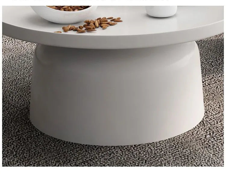 Circular Coffee Tables Nordic Living Room Center Table Modern Side Tea Table Portable Simple Bedroom Nightstand Home Furniture