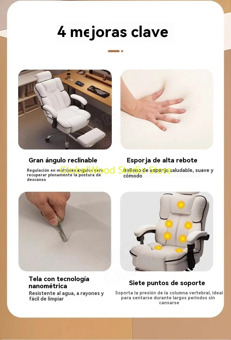 Chaise De Bureaux Recliner Chair Computer Chairs Gaming Chiar Bedroom Armchair Furniture Dressing Table Chair Office SIDIZ Sihoo