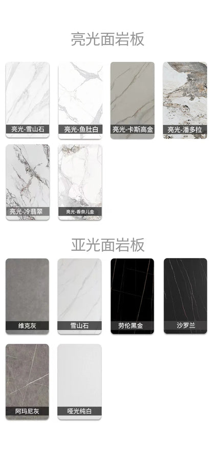 A163 Italian Light Luxury Stainless Steel round Living Room Home Coffee Table Modern Side Table