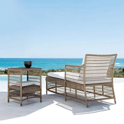 Outdoor rattan sofa outdoor courtyard garden terrace leisure sofa chair combination