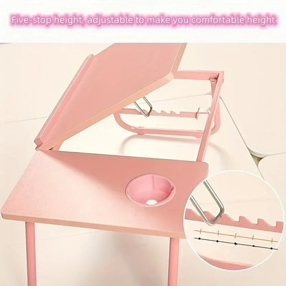 Home Household Adjustable Height Foldable Computer Lazy Desk Ergonomic Integrated Compact Practical