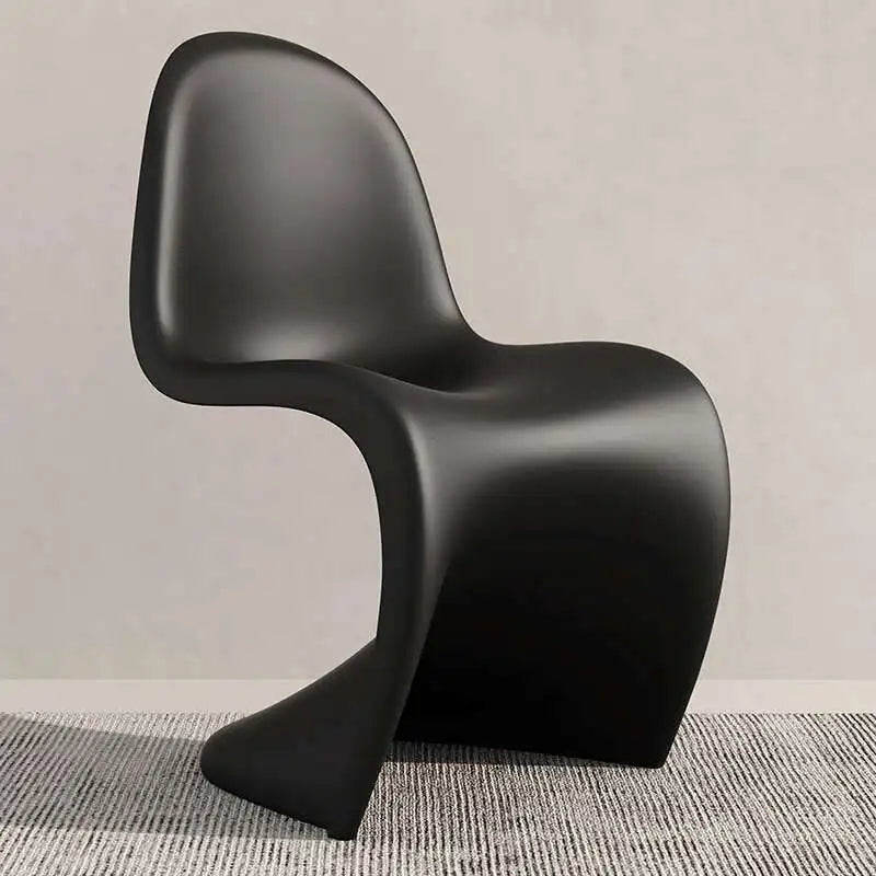 Nordic Plastic Dining Chairs Transparent Lazy Designer Ergonomic Dining Chairs Accent Desk Minimalist Muebles Acrylic Furniture