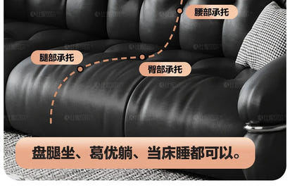 Lazy Black Modern Sofas Luxury Relax Style Puffs Living Room Sofa Recliner Choice Italiano Divano Soggiorno Home Furniture