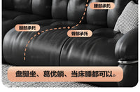 Lazy Black Modern Sofas Luxury Relax Style Puffs Living Room Sofa Recliner Choice Italiano Divano Soggiorno Home Furniture
