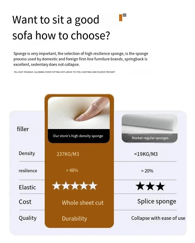 Large  Apartment Sofa Wood Lounge  Puffs Recliner Longer Sofa Modern Designer Luxury Nordic Muebles Para El Hogar Home Furniture