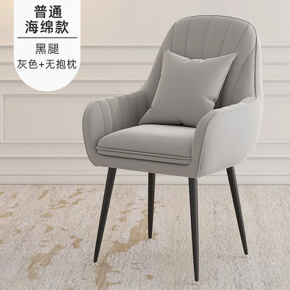 Modern Living Room Dining Chairs Home Furniture Bedroom Dormitory Back Chair Nordic Restaurant Kitchen Cafe Leisure Chair