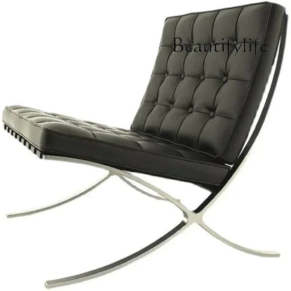 Barcelona Chair Nordic Single Sofa Italian Designer Seat Personality Lounge Chair Lounge Chair Retro Chairs designer