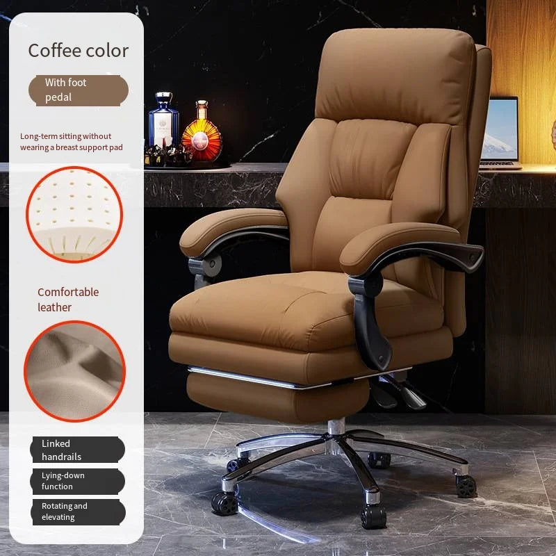 Home Computer Chair Casual Back Recliner Sofa Study Ergonomic Office Chair Luxury Comfortable Sedentary Salon Furniture