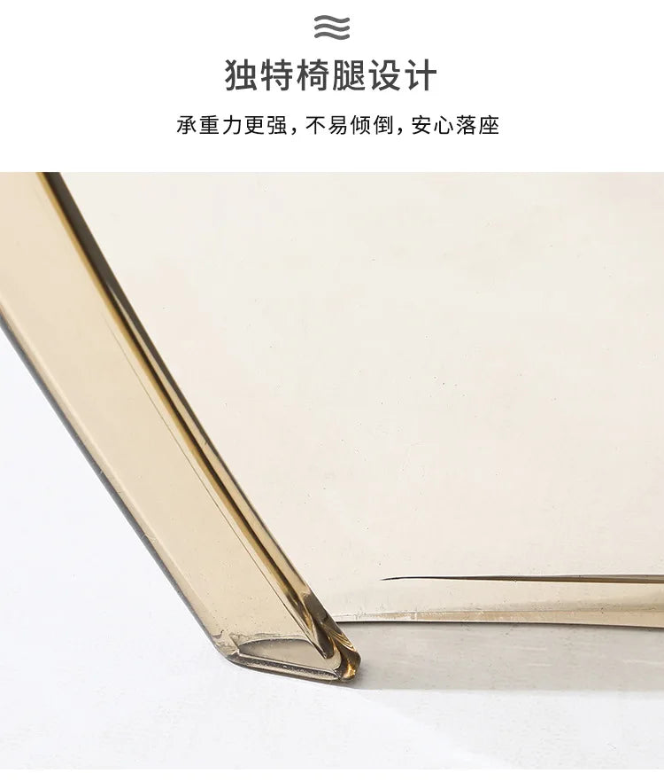 Lightweight Chair Nordic Designer Furniture Sedie Soggiorno Pranzo Kitchen Chaise Design Room Acrylic Modern Dining Transparent