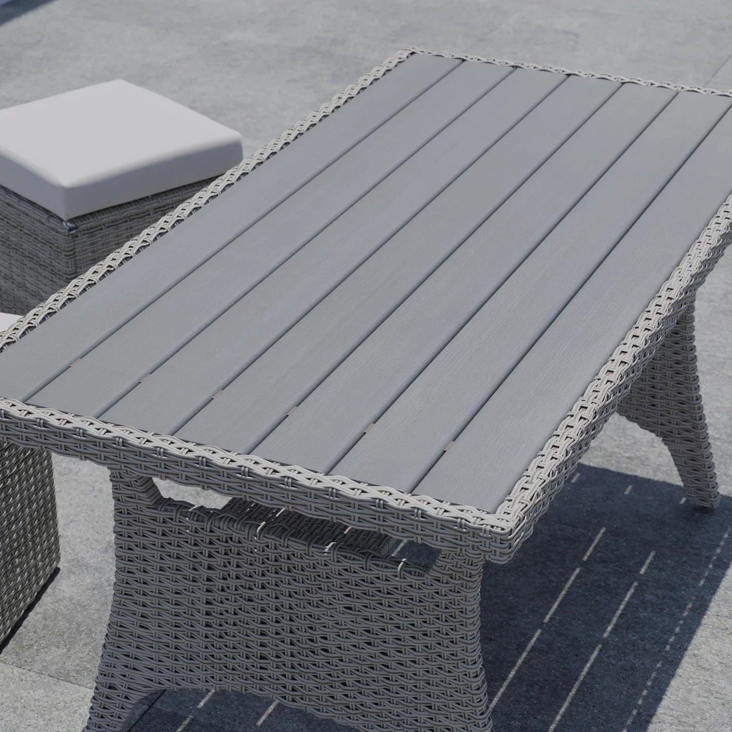 Modern Outdoor Furniture Set Terrace Backyard Sofas Living Room Hotel Bedroom Park Courtyard Hall Apartment Durable PE