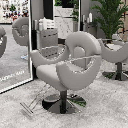 Elegant Beauty Barber Chairs Premium Nordic Style Minimalist Salon Chairs Aesthetic Italian Silla Para Lashista Salon Furniture
