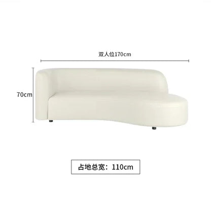 Leisure Style Christmas Nordic Style Sofa 3 Seater Foam Sponge Floor Module Couch Sectional  Canape Salon Living Room Furniture