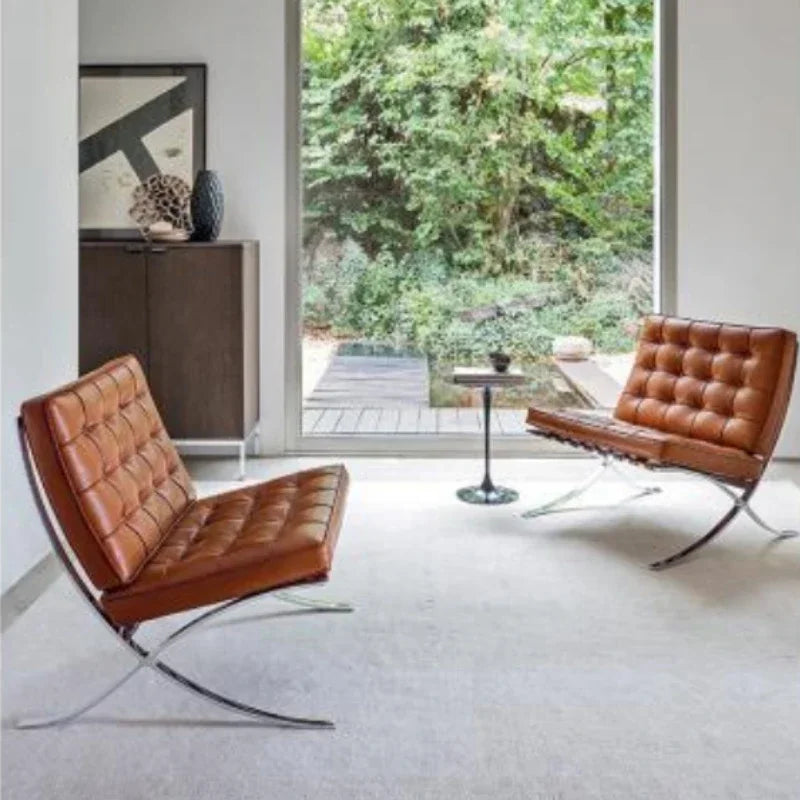 Barcelona Chair Nordic Single Sofa Italian Designer Seat Personality Lounge Chair Lounge Chair Retro Chairs