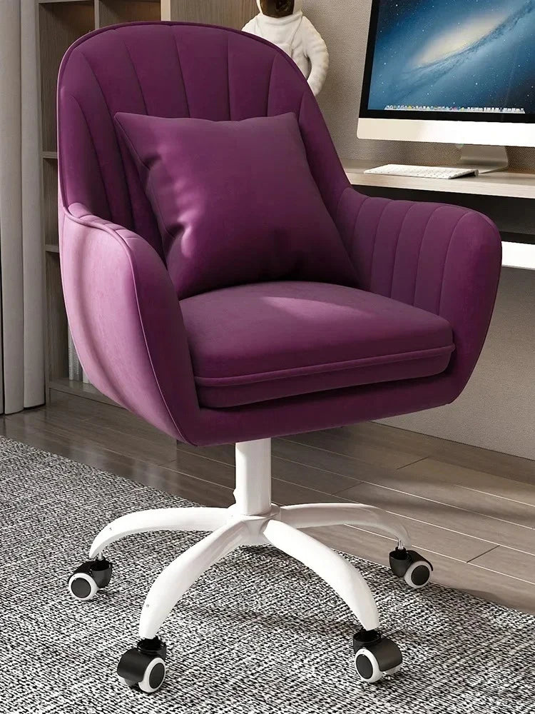 Leisure Bedroom Student Dormitory Computer Chair Home Furniture Backrest Office Chairs Front Desk Hotel Lifting Swivel Armchair