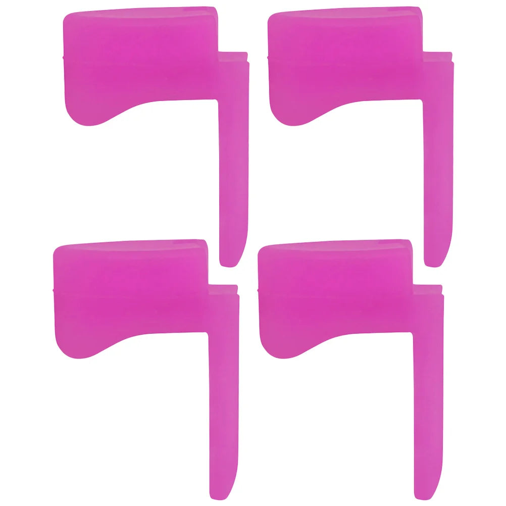 4 Pcs Blue Clarinet Thumb Pad Soft Silicone Rest Round Handle Finger Support Musical Instruments Clarinet Accessories