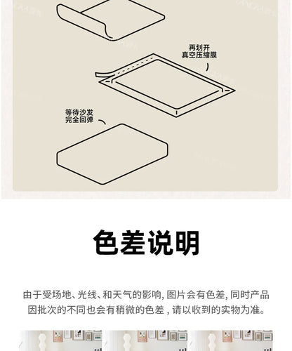 Oversized Boneless Double Lounge Sofa Chair Compressed Sectional Cloud Couch Corduroy L Shape Sofa Bed Couch Divano Da Soggiorno