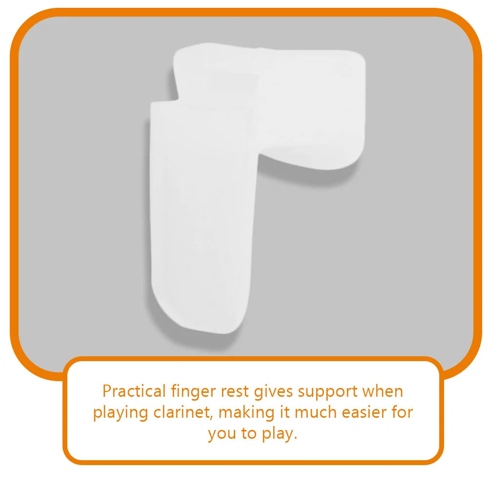 4 Pcs Blue Clarinet Thumb Pad Soft Silicone Rest Round Handle Finger Support Musical Instruments Clarinet Accessories