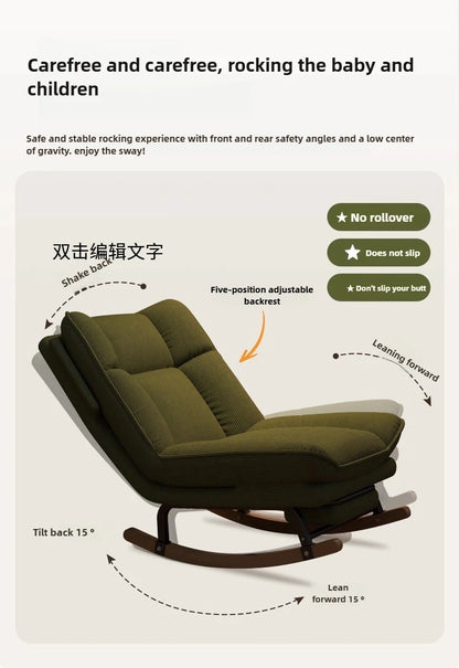 Swinging Chair for Lounging or Sleeping,lazy Sofa Lounge Chair,Rocking Chair,balcony,living Room,leisure Chair for Home Use