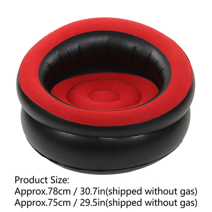 【HOT】Inflatable Couch Lightweight Widely Applicable Inflatable Sofa Chair Ergonomic Design PVC for Balcony