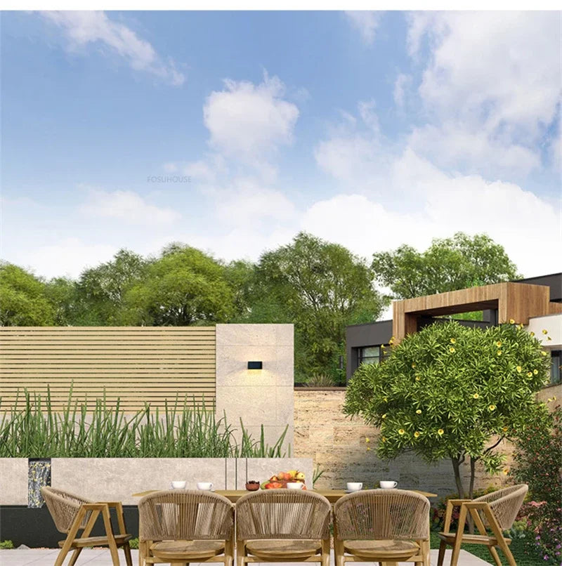 Waterproof and Sun-proof Garden Outdoor Chairs Leisure Outdoor Furniture Aluminum Alloy Chair Modern Patio Balcony Table Chairs