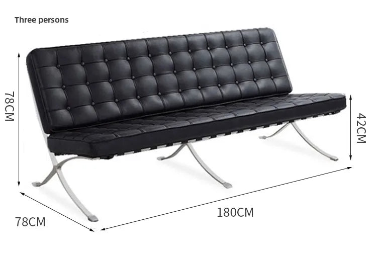 Designer Star Same Leisure Simple High-end Luxury Leisure Chair Nordic Single Barcelona Modern Recliner Chair Single Sofa Chair
