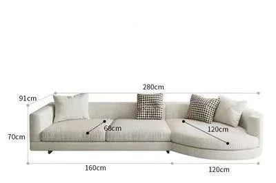 Italian Minimalist Sofa Modern Light Luxury Living Room Sofas Comfortable Girl Unusual Aesthetics Sillon Cama Home Furniture