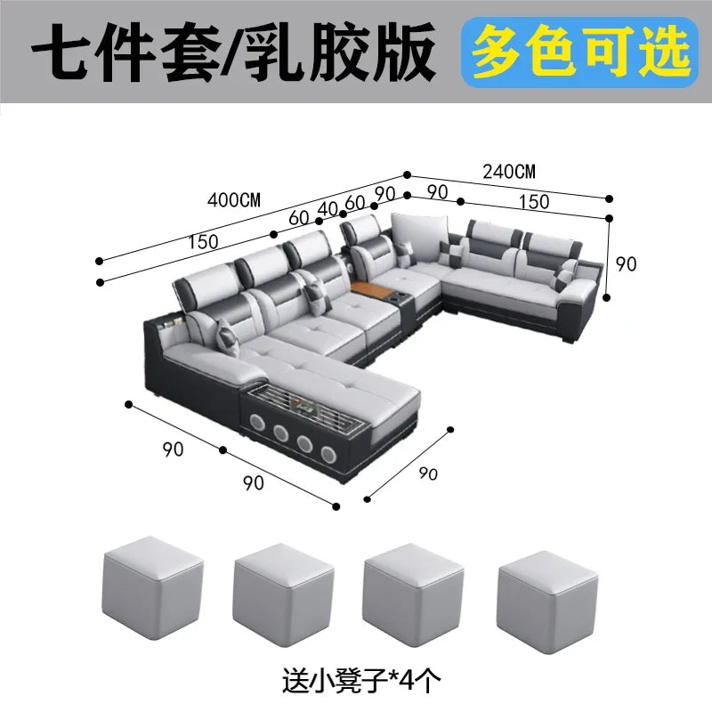 Seater Modern Sofa Ajustable Luxury Sectional Multifunctional Reclining Sofa Cushion Lazy Meubles De Maison Salon Furnitures