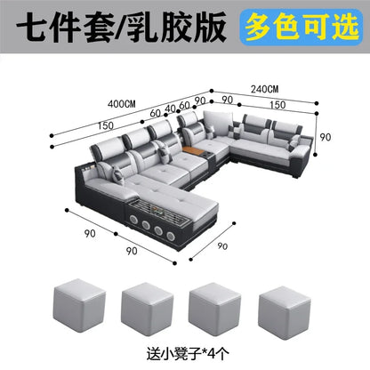 Seater Modern Sofa Ajustable Luxury Sectional Multifunctional Reclining Sofa Cushion Lazy Meubles De Maison Salon Furnitures