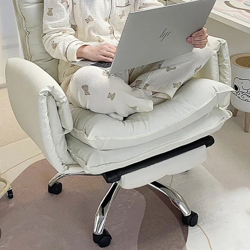 Executive Chair Leather Ergonomic Gamer Furniture Home Individual Armchair Saddle Transparent Anime Dresser Work Cheap Low Desk