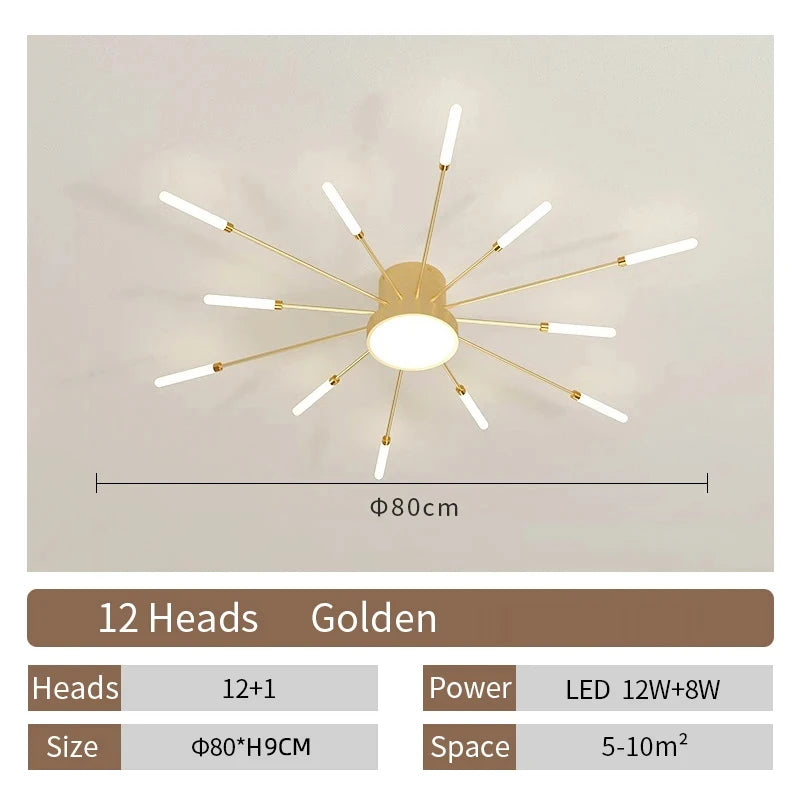 Creative LED Ceiling Lamp Modern Living Room Lights Nordic Home Decor Dining Bedroom Lighting Lustre Indoor Ceiling Pendant Lamp