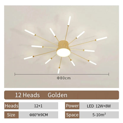 Creative LED Ceiling Lamp Modern Living Room Lights Nordic Home Decor Dining Bedroom Lighting Lustre Indoor Ceiling Pendant Lamp