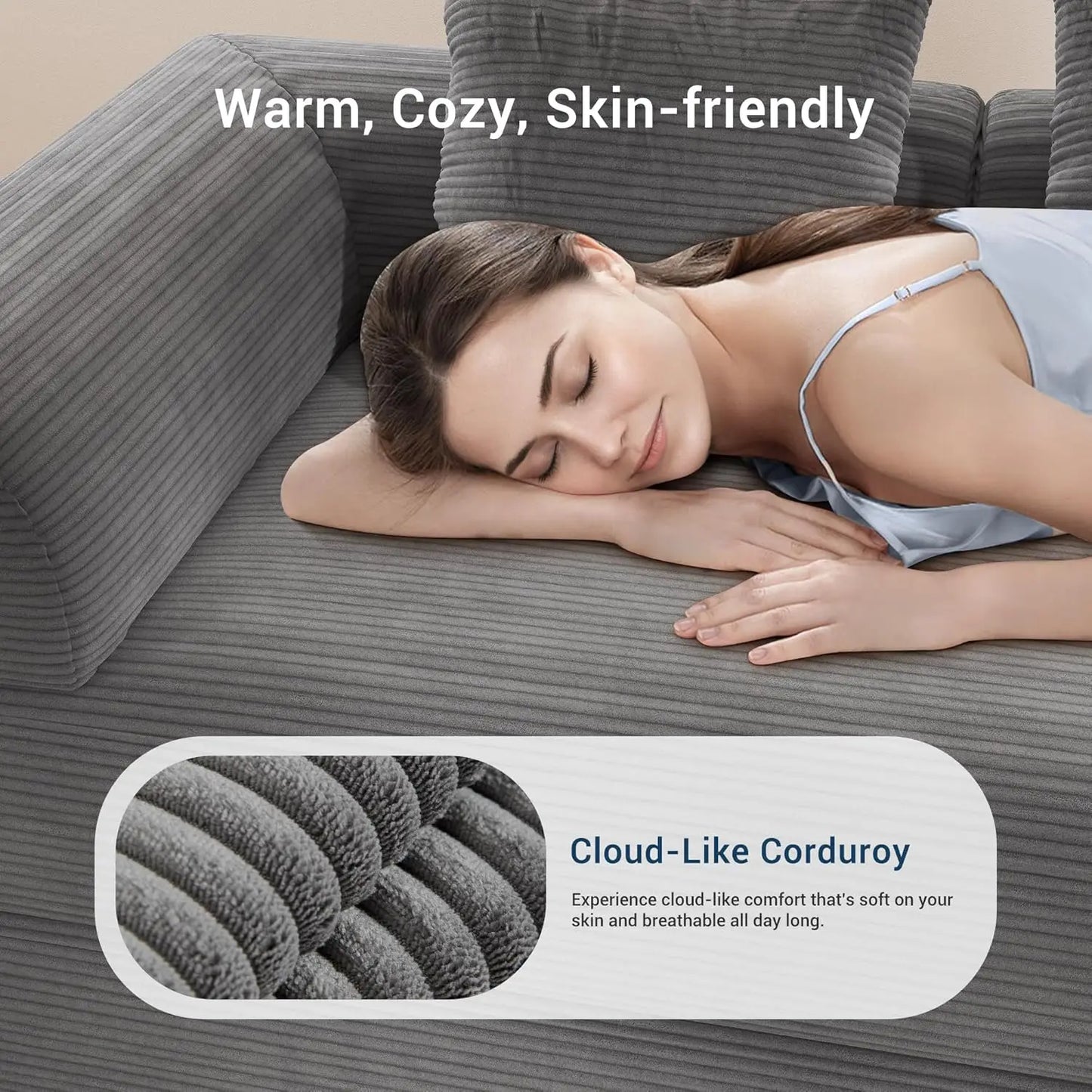 Cloud Boneless Convertible Floor Sofa Bed, 70" 4-in-1 Foldable Compressed Loveseat Lounge Sleeper 2 Seater Couches,, Customized