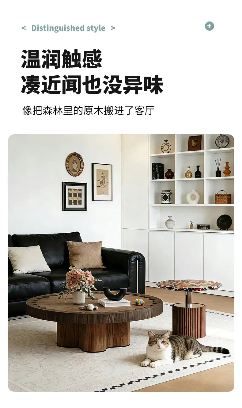 Minimalism Living Room Coffee Tables Bedroom Furniture Homestay Modern Coffee Tables Tea Wooden Furniture ChaJi MH40CJ