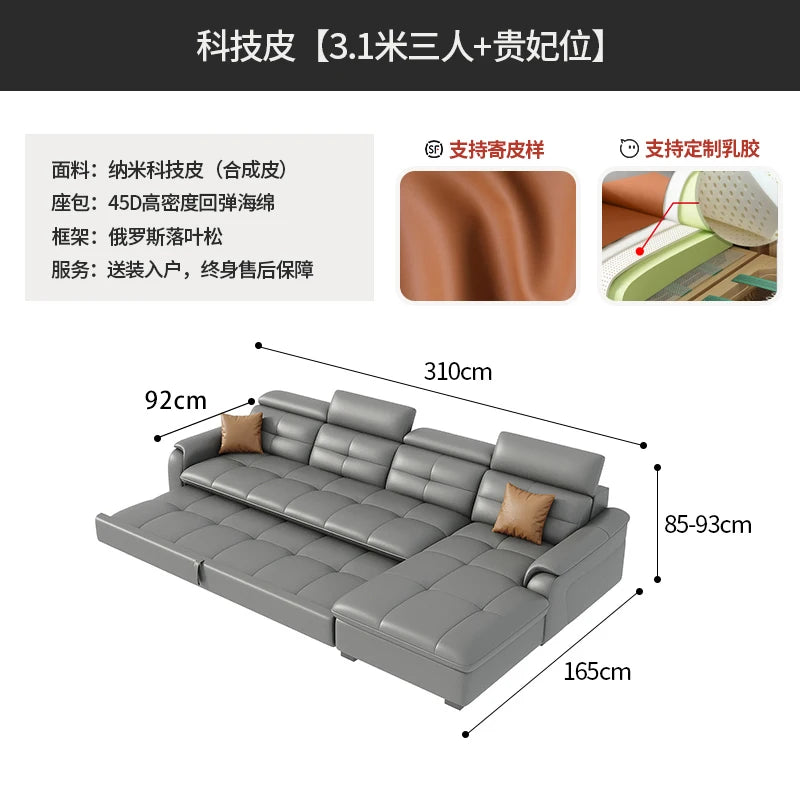 Italian Modern Sofas Minimalist Living Room Electric Lazy Sofas Relax Armchairs Apartment Articulos Para El Hogar Accessories
