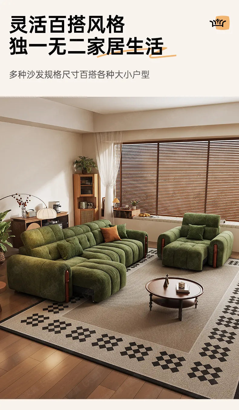 Extendeble Adults Electric Sofa Green Bed Loveseat Armchair Electric Sofas Floor Living Room Muebles Para El Hogar Furnitures