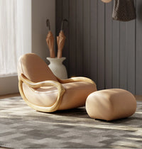 Relaxing Lounges Accent Chair Lazy Household Rocking Living Room Sofa Relax Armchairs Break Celebrity Creamy Balcony Furniture