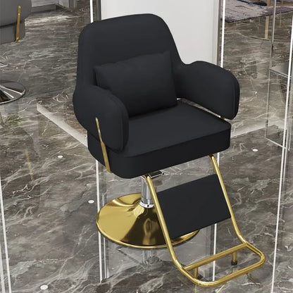 Luxury Barber Chairs Hair Salon Special Liftable Barber Chair Simple Salon Furniture Hairdressing Salon Chairs