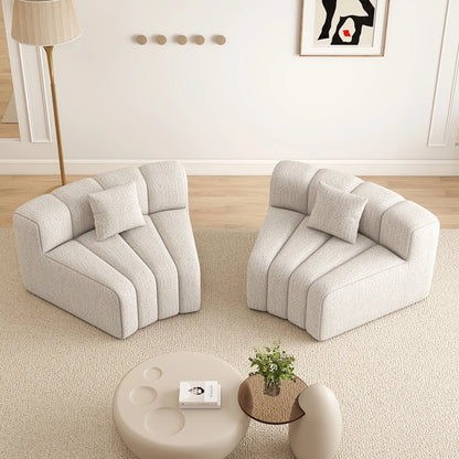 Luxury Modular Sectional Sofa with Chaise - Foam Cushioning, Sectional Cloud Sofa & Symmetrical, Assembly for Modern Living Room