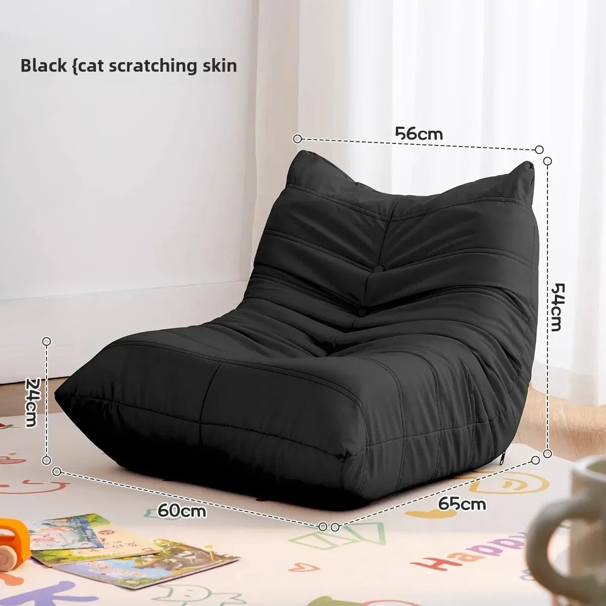 Single Sofa Caterpillar Sofa Balcony Leisure Bedroom Living Room Lie Down or Sleep Lazy Sofa Single Deck Chair