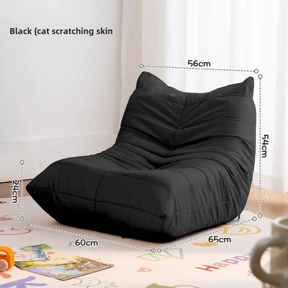 Single Sofa Caterpillar Sofa Balcony Leisure Bedroom Living Room Lie Down or Sleep Lazy Sofa Single Deck Chair
