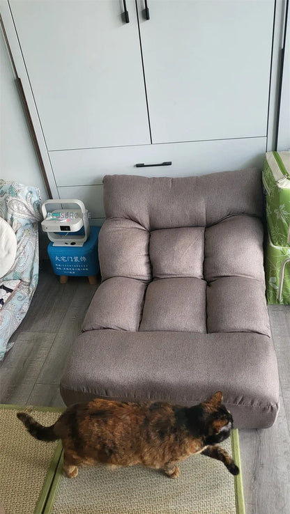 Creative Lying and Sleeping Living Room Sofa Japanese Tatami Bedroom Lazy Sofa Folding Backrest Lounge Chair Home Floor Chair