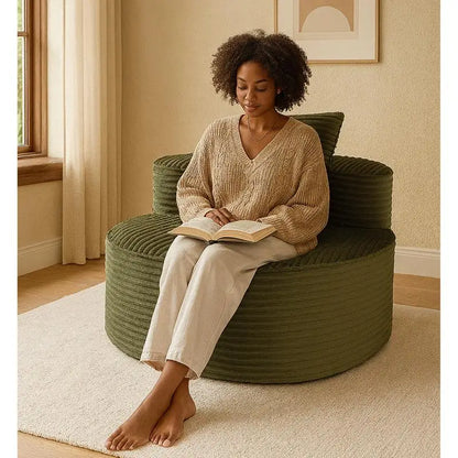 Compressed Sofa: Moon Bay Sofa YKX-33003A1 Green - Modern, Stylish, Comfortable Seating for Your Living Room or Office Space