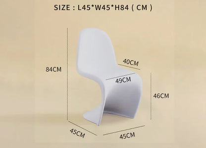 Sleek Ghost Chair with Clear Acrylic Backrest for Modern Living Room Decor Contemporary Living Room Relaxing Dining Chair